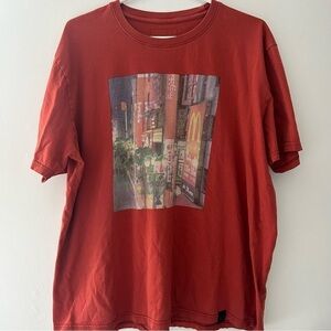 Men’s Burnt Orange  City Graphic Tee